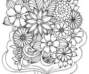 Coloriage Bouquet de fleurs pour les petits