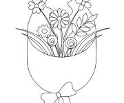 Coloriage Un beau bouquet de fleurs