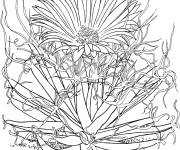 Coloriage Cactus euchtenbergia principis