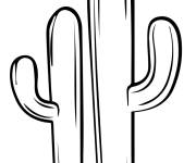 Coloriage et dessins gratuit Cactus saguaro à imprimer