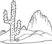 Coloriage et dessins gratuit Cactus saguaro gratuit à imprimer