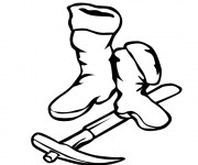 Coloriage Outils Camping