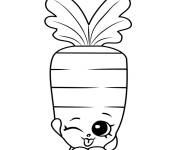 Coloriage Shopkins au carottes