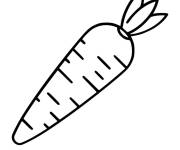 Coloriage Une belle carotte