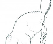 Coloriage Castor travaille Le Bois