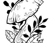Coloriage Champignon gratuit
