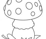 Coloriage Champignon v&eacute;n&eacute;neux