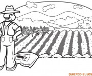 Coloriage et dessins gratuit Agriculture maternelle à imprimer