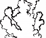 Coloriage Corail rouge pour enfant