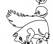 Coloriage Ecureuil 33