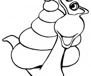 Coloriage Escargot qui fait rire