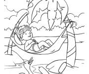 Coloriage et dessins gratuit Et&eacute; enfant cp à imprimer