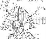 Coloriage Les nuits chaudes d'&eacute;t&eacute;
