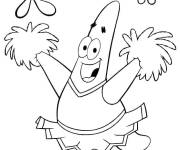 Coloriage Patrick &eacute;toile de mer, l'ami de Bob l'&eacute;ponge