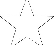 Coloriage Etoile gratuit à imprimer