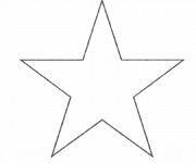 Coloriage Etoile gratuit à imprimer