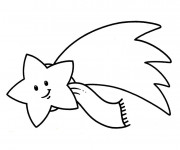 Coloriage Etoile gratuit à imprimer