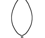 Coloriage et dessins gratuit Feuille d'automne facile pour les petits à imprimer