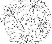 Coloriage Des beaux fleurs de lis
