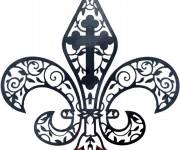 Coloriage et dessins gratuit fleur de lis en ligne à imprimer