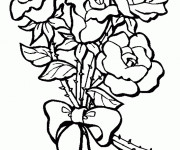 Coloriage Bouquet de Fleur