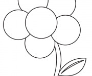 Coloriage Fleur adulte maternelle