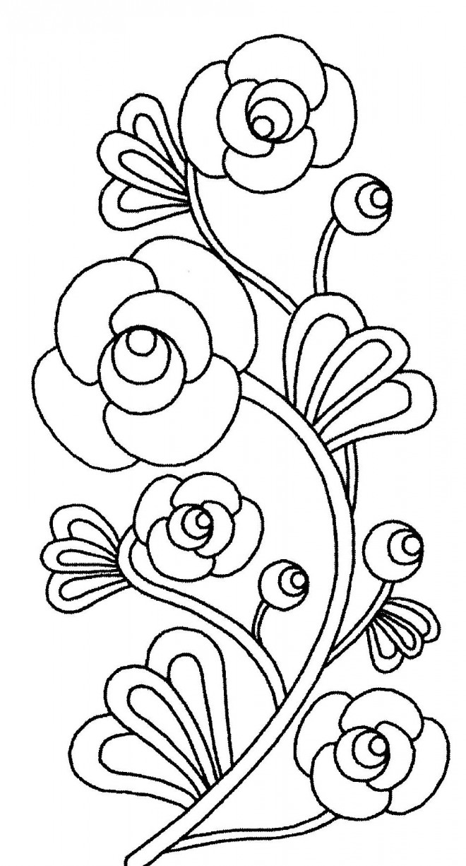 Coloriage et dessins gratuits Fleur Artistique en couleur à imprimer
