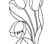 Coloriage Fleur maternelle