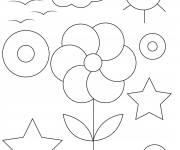 Coloriage La fleur maternelle