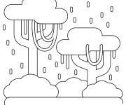 Coloriage for&ecirc;t tropicale en &eacute;moji