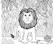 Coloriage Foret tropicale pour les petits