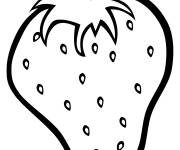 Coloriage Fraise pour sp