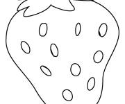 Coloriage Fruit de fraise
