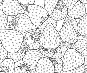Coloriage Plusieurs fraises