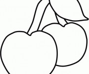 Coloriage et dessins gratuit Fruit simple à imprimer