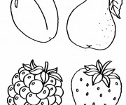 Coloriage Fruits pour enfants