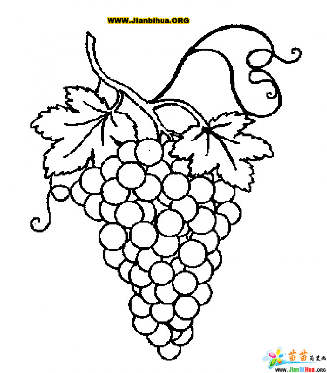 Raisin Coloring Page