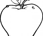 Coloriage Une Pomme
