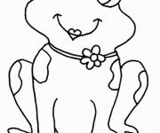 Coloriage et dessins gratuit Belle Grenouille à imprimer