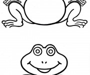 Coloriage Grenouilles identiques