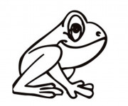 Coloriage et dessins gratuit Petite Grenouille à imprimer