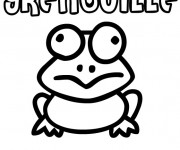 Coloriage Petite Grenouille dessin animé