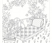 Coloriage Jardin mandala