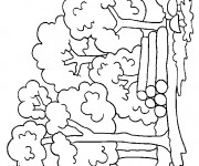 Coloriage Forêt maternelle