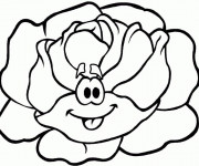 Coloriage Le Chou souriant