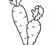 Coloriage L&eacute;gume Potager stylis&eacute;