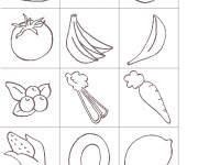Coloriage L&eacute;gumes class&eacute;s