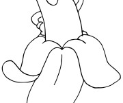 Coloriage Une Banane rigolote