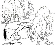 Coloriage La foret