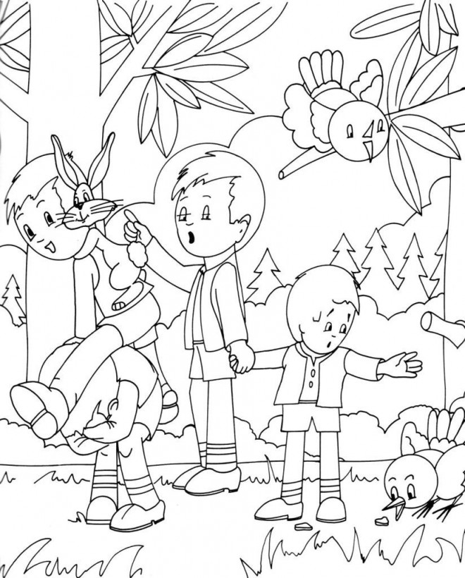 Coloriage Animaux De La Foret A Imprimer
